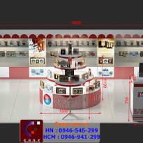 Thiết Kế Gian Hàng Thực Phẩm Chức Năng Hàn Quốc - TTTM CoopMart - Bình Thạnh